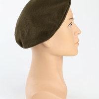 Берет военного, цвет тёмно-зелёный