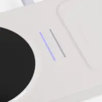 Беспроводное зарядное устройство с подогревом кружки Hot Task, белое