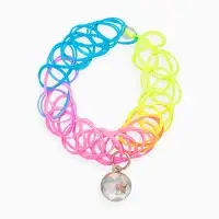 Браслет детский набор 3 шт. "Выбражулька" пончик, единорог, силиконовый, разноцветный