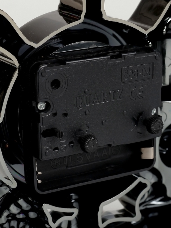 Часы будильник настольные, органайзер для канцелярии, 14 х 18 х 4.5 см, d-5.5 см