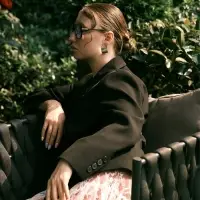 Серьги металл "Дуга" тренд, цвет серебро