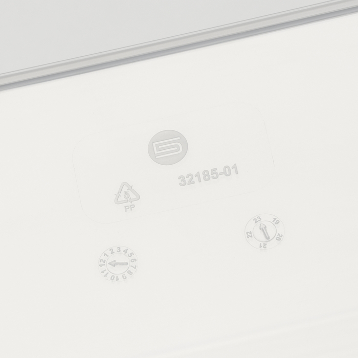 Ящик для хранения с крышкой &laquo;Кристалл XS Plus&raquo;, 16 л, 38,9&times;27,5&times;21,5 см, цвет прозрачный