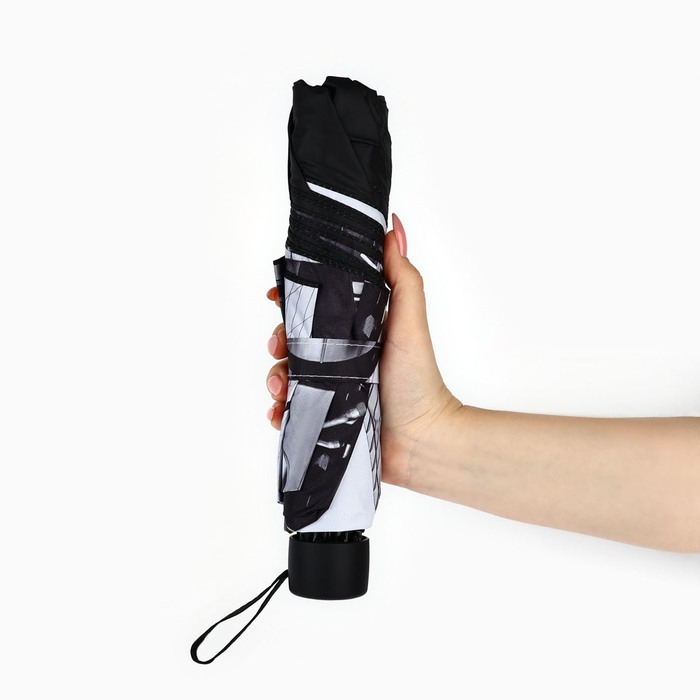 Зонт с внутренним принтом &laquo;Большой город&raquo;, 8 спиц