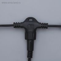 Гирлянда &laquo;Занавес&raquo; 2 &times; 1.5 м, IP65, УМС, тёмная нить, 360 LED, свечение белое, 220 В