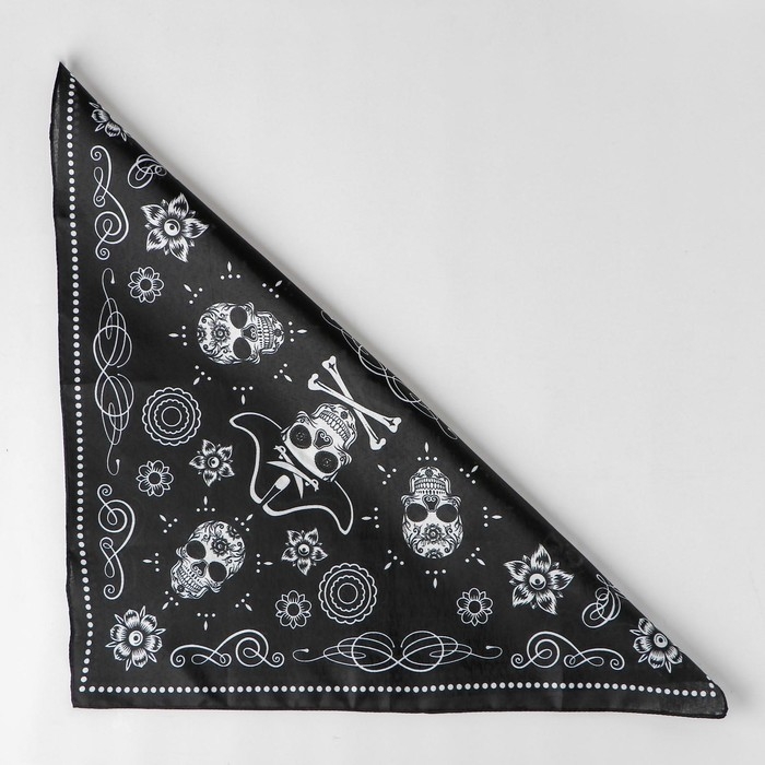 Бандана &laquo;Пират&raquo;, взрослая, 50х50 см