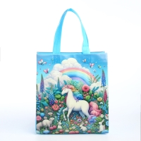 Сумка детская для девочки без застёжки, цвет голубой Сумка детская для девочки без застёжки, цвет голубой