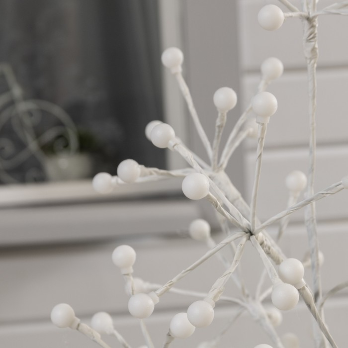 Светодиодное дерево &laquo;Шарики&raquo; 1.3 м, 180 LED, постоянное свечение, 220 В, свечение тёплое белое