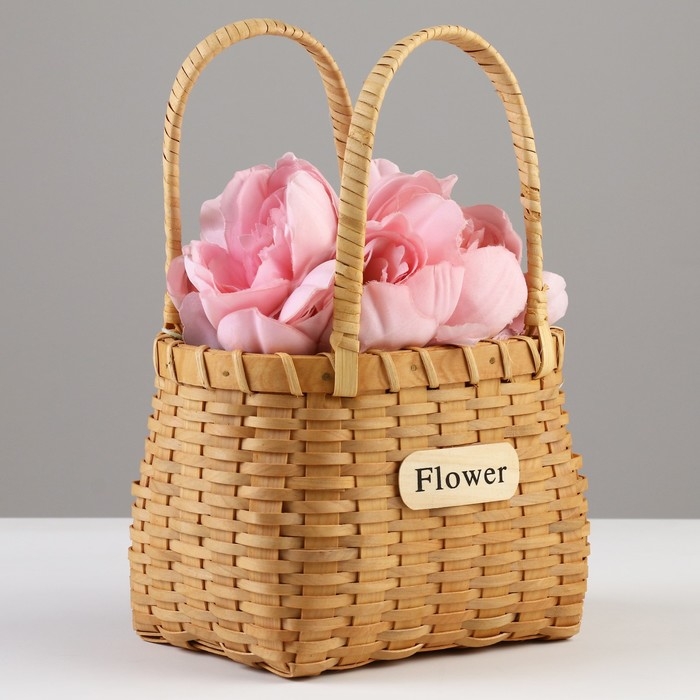 Корзина плетеная, 19,5 х 14 х 13/27 см, ротанг Корзина плетеная, 19,5 х 14 х 13/27 см, ротанг