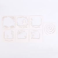 Набор для творчества &laquo;Создай ночник. Страна чудес&raquo;, с рамкой, сборный, многослойный, 6+