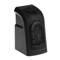 Портативный обогреватель Luazon LTO-02, 400Вт, 23 м&sup2;, 2 режима, чёрный, от сети