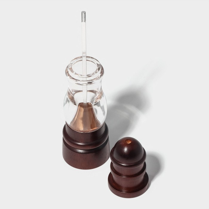Мельница для специй Доляна &laquo;Эстет&raquo;, 22&times;5,5 см, керамический механизм, дуб