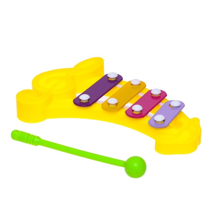 Игрушка музыкальная-металлофон &laquo;Нотка&raquo;, цвета МИКС