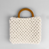 Ручки для сумки деревянные, 11,7 &times; 8,2 см, 2 шт, цвет коричневый