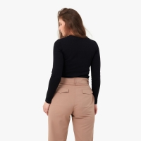 Лонгслив женский MINAKU: Basic line цвет черный, р-р 48 Лонгслив женский MINAKU: Basic line цвет черный, р-р 48