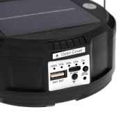 Садовый светильник на солнечной батарее &laquo;Прожектор&raquo;, 13 &times; 6 &times; 13 см, 6 LED, пульт ДУ, свечение RGBW