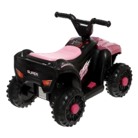 Электромобиль &laquo;Квадроцикл&raquo;, свет, AUX, розовый