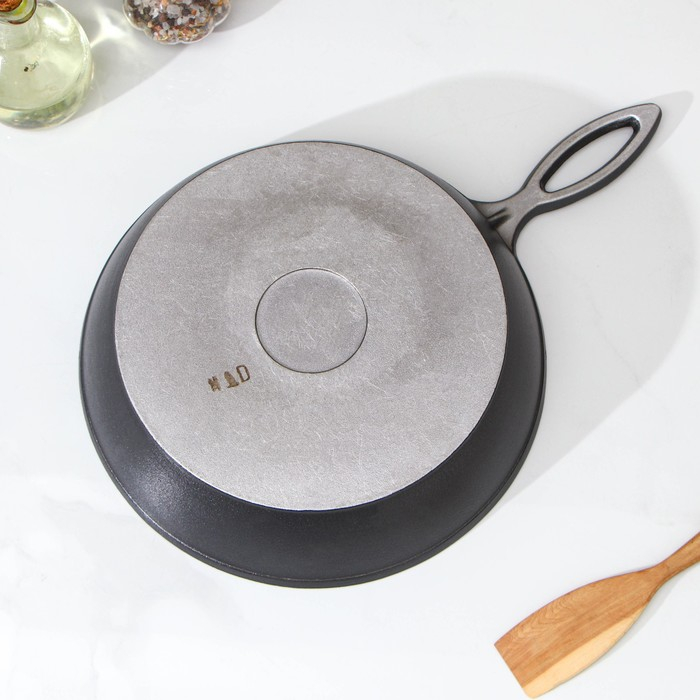 Сковорода &laquo;Сотейник&raquo;, d=26 см, h=6,5 см , без крышки, антипригарное покрытие, цвет чёрный