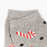 Носки женские &laquo;Леденцы&raquo; цвет серый, размер 23-25