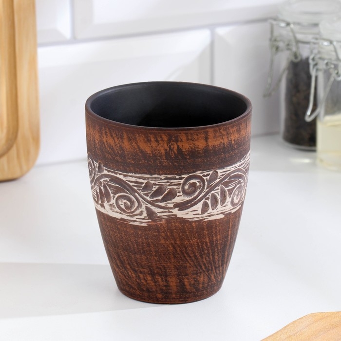 Стакан &laquo;Ангоб&raquo; 0,3л, 9х6х6 см