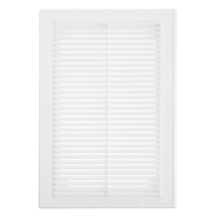 Решетка вентиляционная ZEIN Люкс ЛР206, 206 х 300 мм, с сеткой, разъемная