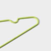 Плечики - вешалки для одежды Доляна, 10 шт, детские, антискользящие, 29,5&times;17 см, цвет зелёный