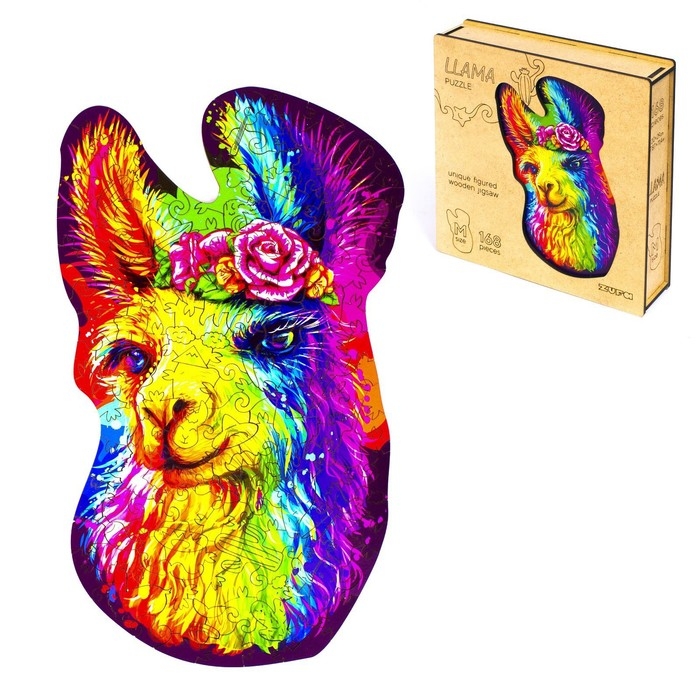 Пазл фигурный &laquo;Лама&raquo; М