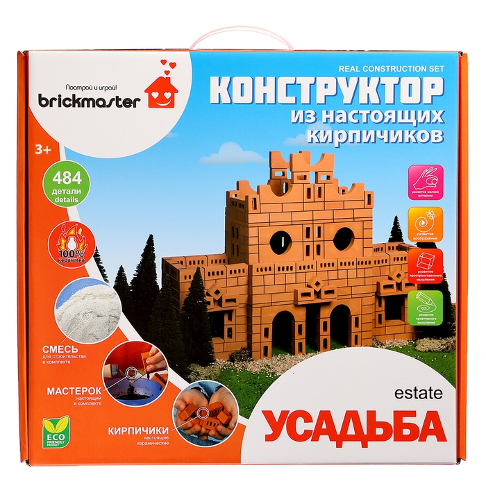 Конструктор керамический &laquo;Усадьба&raquo;, 484 детали