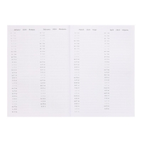 Ежедневник датированный 2024 года, А5, 176 листов, Attomex.Regent, обложка бумвинил, ляссе, блок 70 г/м2, чёрный