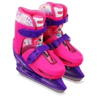 Набор: коньки детские раздвижные Snow Cat, с роликовой платформой, защита, р. 30-33