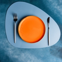 Салфетка сервировочная на стол Доляна &laquo;Тэм&raquo;, 44&times;35,5 см, цвет голубой