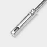 Шумовка из нержавеющей стали Доляна &laquo;Стандарт&raquo;, h=32 см, цвет серебряный