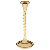 Подсвечник на 1 свечу "Волли" латунь 22,5х9х9 см Подсвечник на 1 свечу "Волли" латунь 22,5х9х9 см