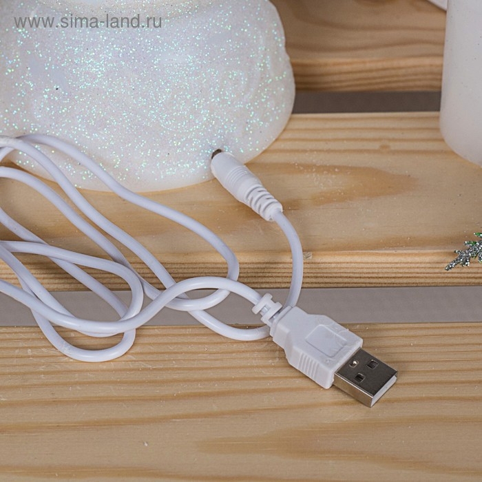 Светодиодная фигура «Свеча с Дедом Морозом» 10 × 26 × 10 см, пластик, блёстки, батарейки ААх3 (не в комплекте), свечение RGB Светодиодная фигура «Свеча с Дедом Морозом» 10 × 26 × 10 см, пластик, блёстки, батарейки ААх3 (не в комплекте), свечение RGB