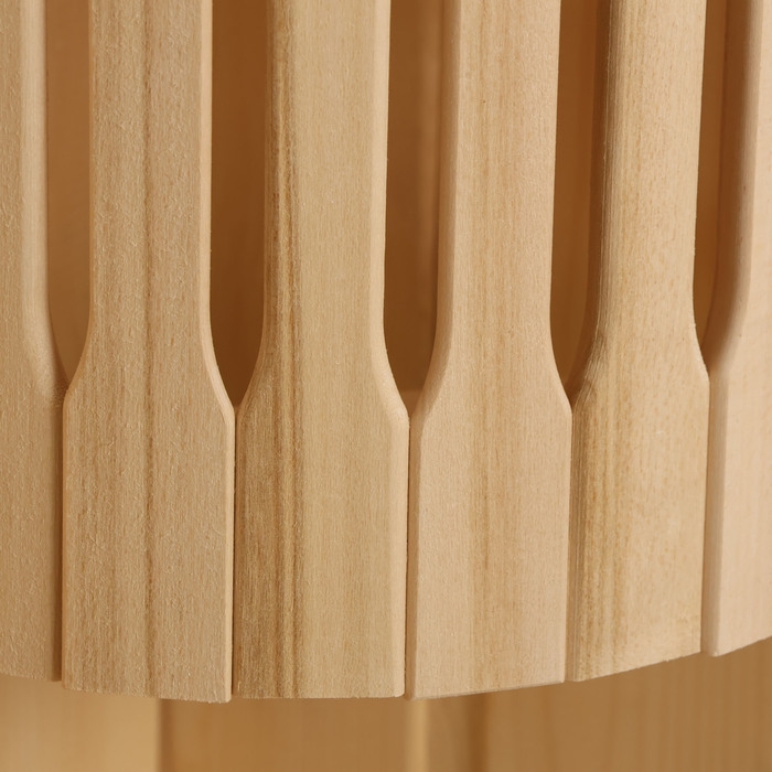 Абажур из липы, угловой