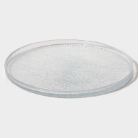 Блюдо стеклянное сервировочное с бортиком &laquo;Нуук&raquo;, d=32 см