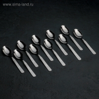 Ложка детская чайная &laquo;Колобок&raquo;, толщина 1,5 мм, цвет серебряный