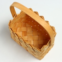 Корзина плетеная, 17 х 13 х 11/23 см, секвойя Корзина плетеная, 17 х 13 х 11/23 см, секвойя