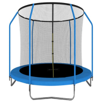 Батут ONLITOP, d=183 см, высота сетки 150 см, цвет синий Батут ONLITOP, d=183 см, высота сетки 150 см, цвет синий