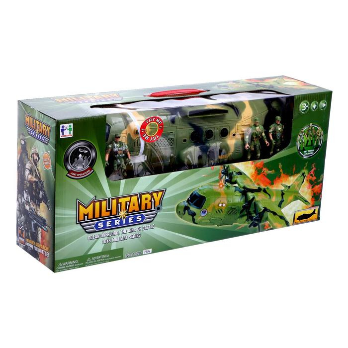 Самолет «Армия» с солдатами, свет и звук Самолет «Армия» с солдатами, свет и звук
