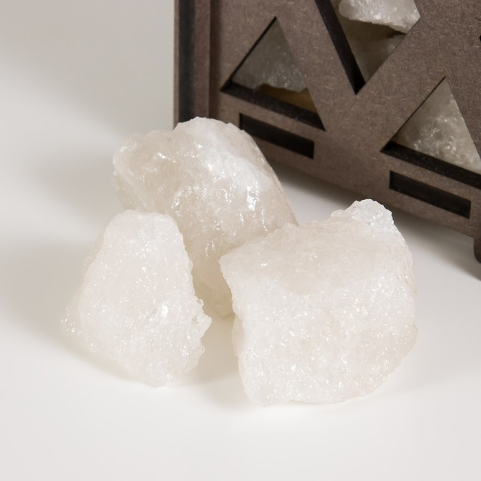 Соляной светильник с диммером Соляной светильник с диммером "Корзина. Ромб" малый 1,4 кг, 15Вт, 15х12х12 см