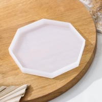 Молд Доляна &laquo;Восьмиугольник&raquo;, силикон, 14&times;14&times;1,2 см, прозрачный