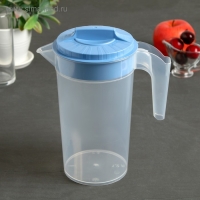 Кувшин с крышкой, 1,2 л, цвет МИКС Кувшин с крышкой, 1,2 л, цвет МИКС