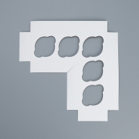 Коробка для капкейков и бенто-торта, кондитерская упаковка &laquo;Подарок для тебя&raquo;, 25 х 25 х 10 см