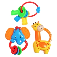 Набор погремушек &laquo;Африка&raquo;, 3 шт., Крошка Я