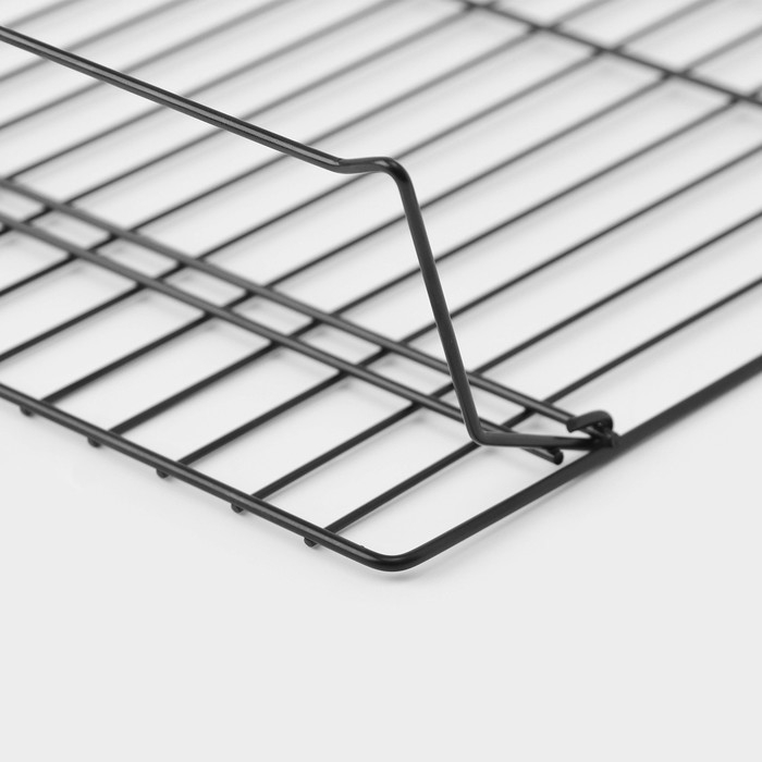 Решётка для глазирования и остывания выпечки 3-х ярусная KONFINETTA, 40,5&times;25 см, цвет чёрный