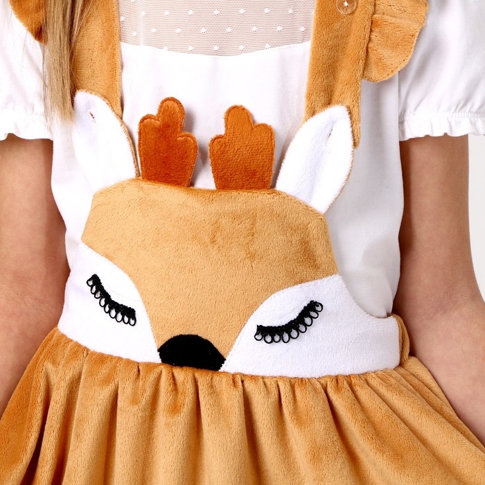 Карнавальный костюм «Оленёнок», плюш, р. 32, рост 122-128 см Карнавальный костюм «Оленёнок», плюш, р. 32, рост 122-128 см