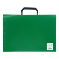 Папка-портфель А4 Calligrata, 13 отделений, 700 мкм, до 300 листов, зелёная Папка-портфель А4 Calligrata, 13 отделений, 700 мкм, до 300 листов, зелёная