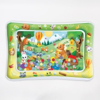 Акваковрик надувной развивающий водный коврик «Веселые Зверята», 80х50 см, Крошка Я Акваковрик надувной развивающий водный коврик «Веселые Зверята», 80х50 см, Крошка Я