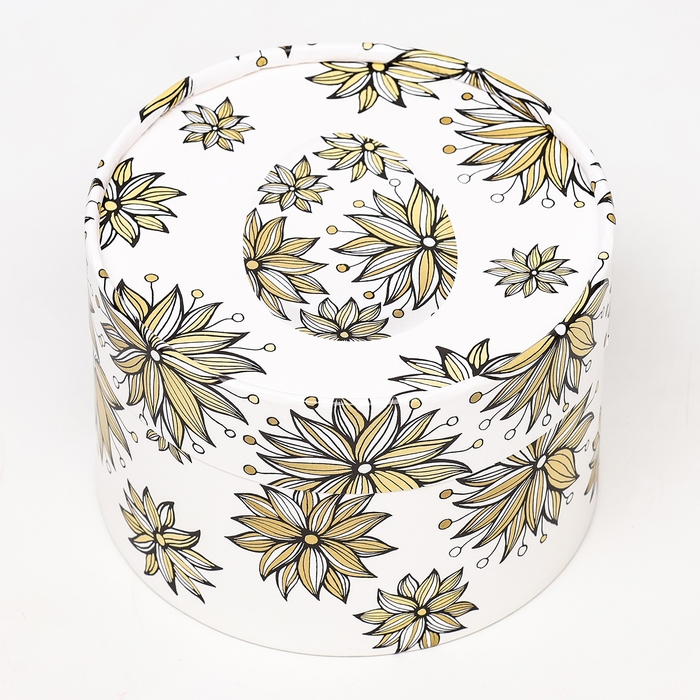 Коробка Коробка "Яичко с цветком", завальцованная, 13 х 8,5 см