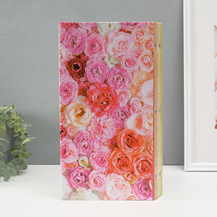 Фотоальбом на 300 фото 10х15 см "Лучшие моменты. Пионы" 33,5х17,5 см